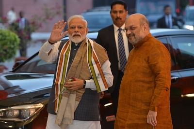 Prime Minister and BJP leader Narendra Modi and party chief Amit Shah. (File Photo: IANS)