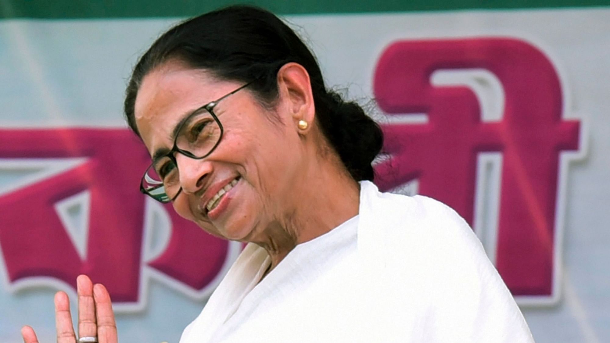  Mamata Banerjee at an election campaign rally at Debra in West Midnapore district on 8 May 2019. &nbsp;