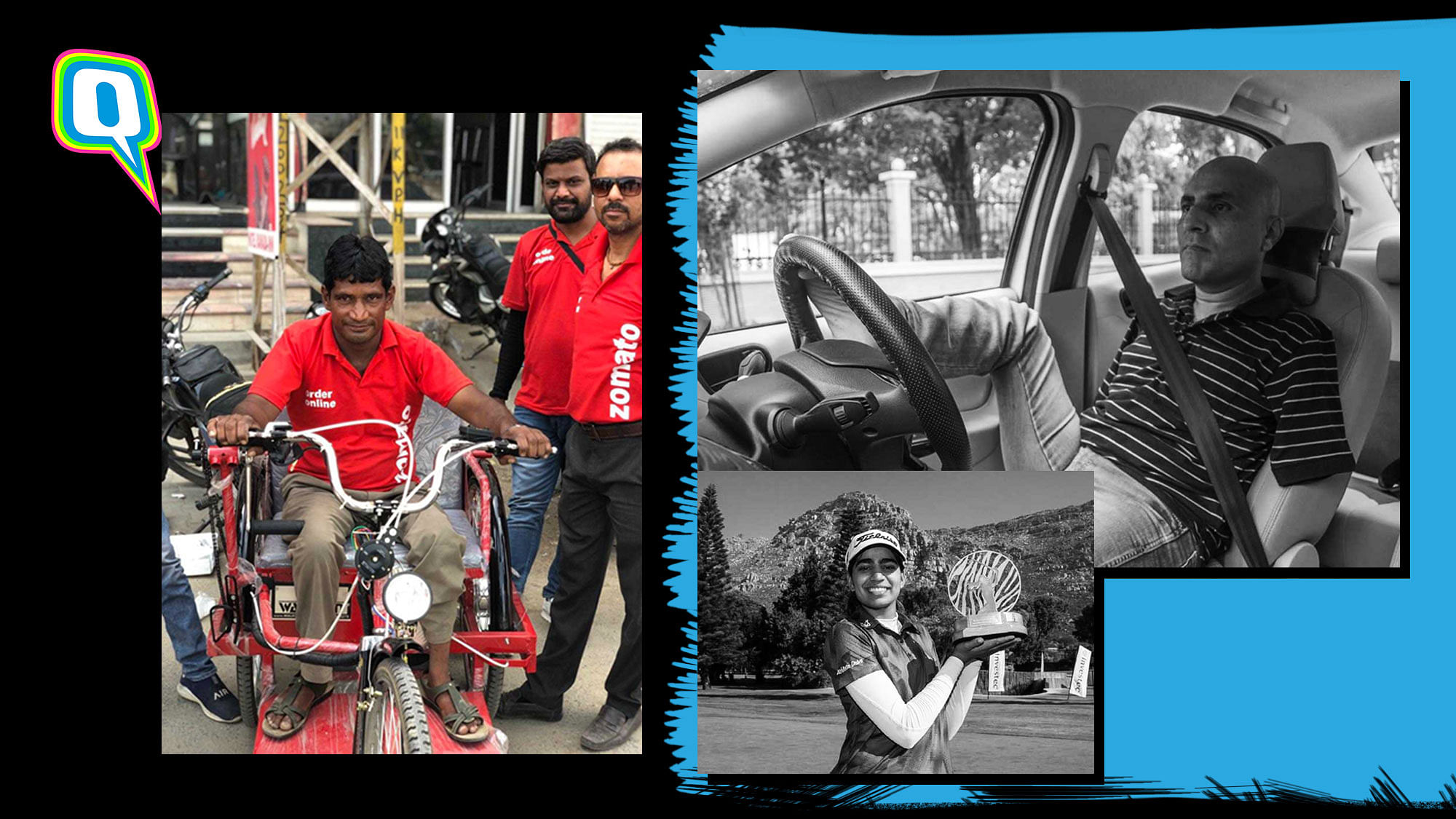 Zomato delivery boy, and these achievers are proof that if it gets the opportunity, the differently abled community can do anything.&nbsp;