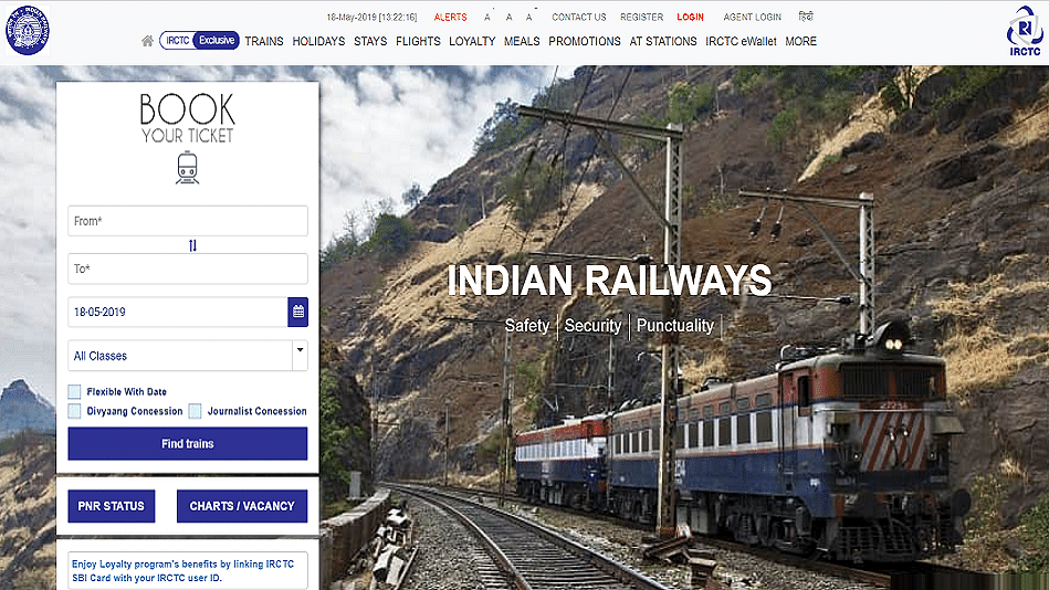 IRCTC New Website for Train Ticket Booking:  The IRCTC Website is New and Easier to Use With a Makeover