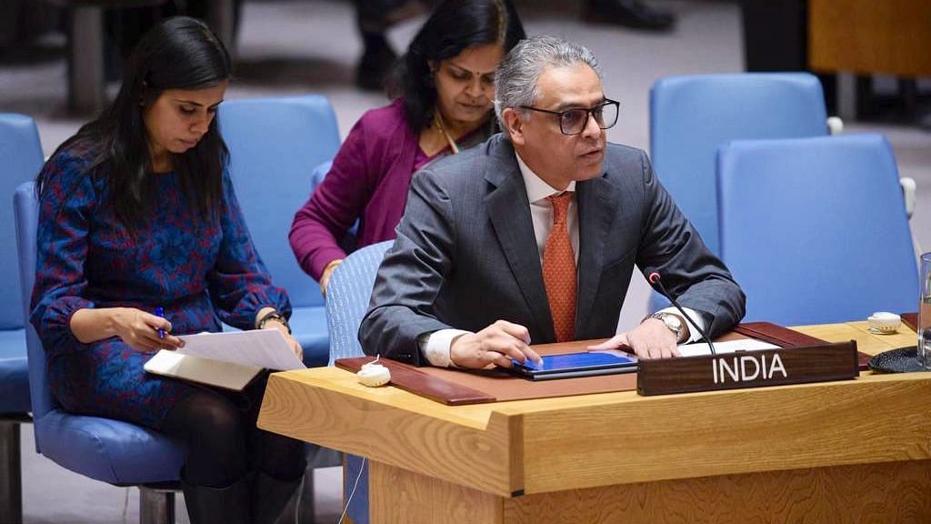 India’s Permanent Representative to the United Nations Syed Akbaruddin, representative image.