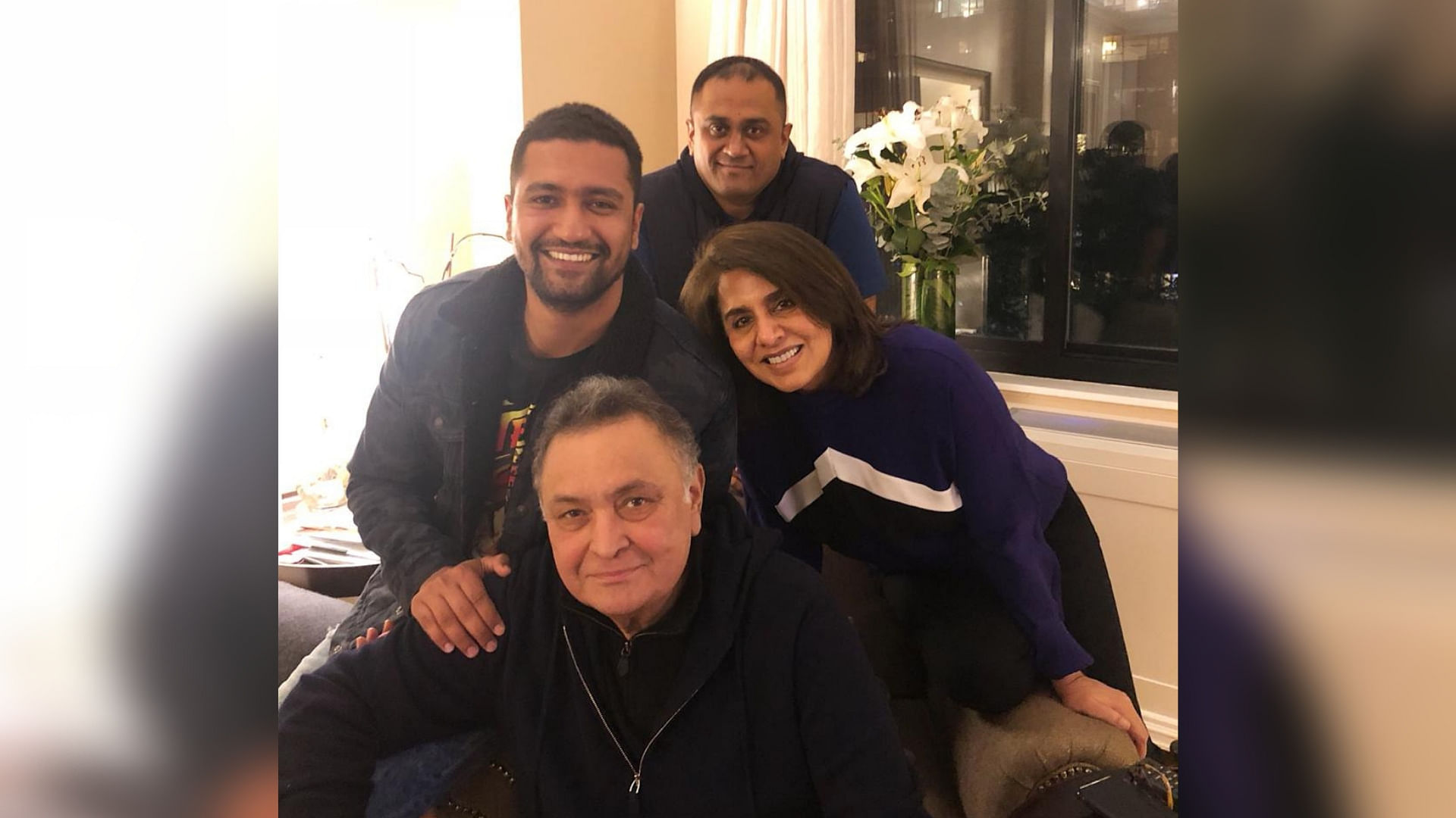 Vicky Kaushal met Rishi Kapoor in New York ahead of his 31st birthday celebrations.