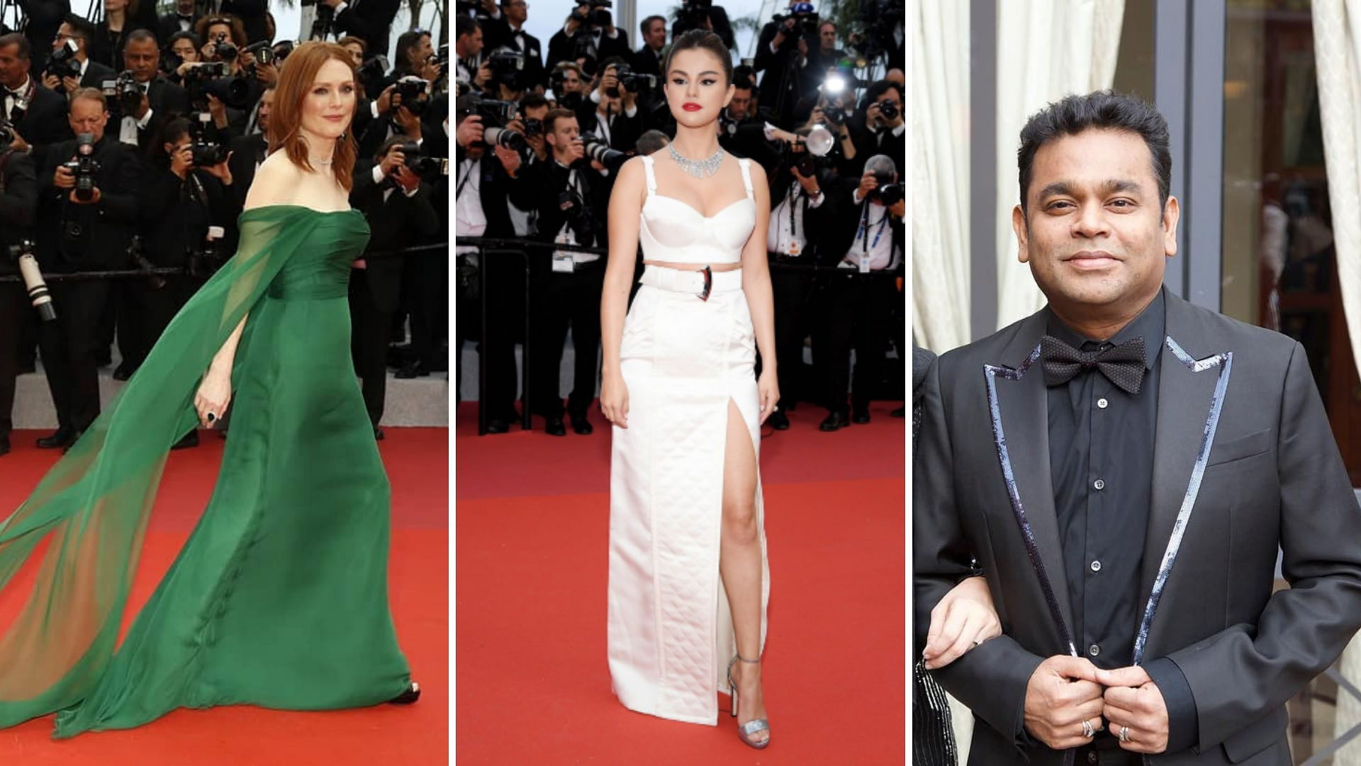 Julianne Moore, Selena&nbsp; Gomez, AR Rahman at the Cannes Film Festival