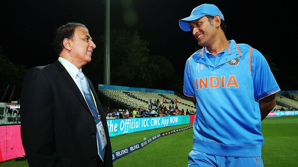 Sunil Gavaskar writes about MS Dhoni and says he lives a simple life.