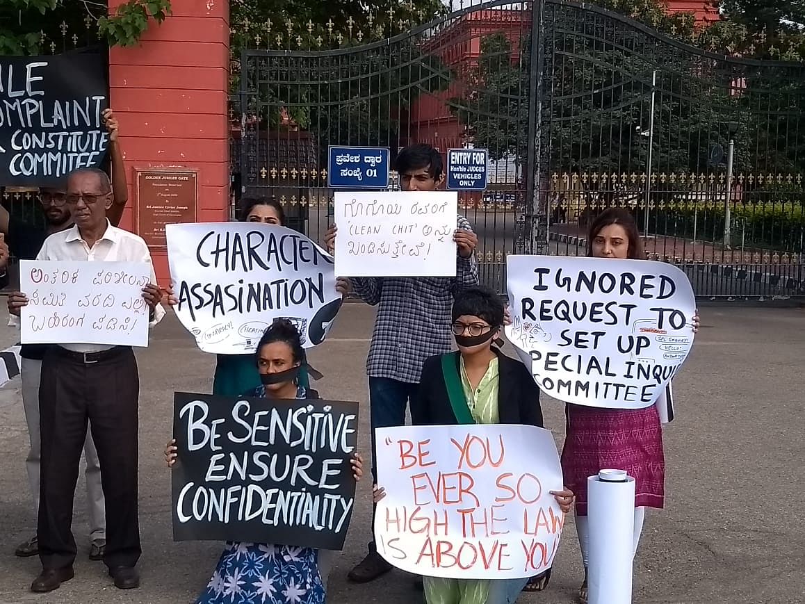 Over 30 people were arrested in Bengaluru for protesting against CJI Gogoi’s clean chit in sexual harassment case.