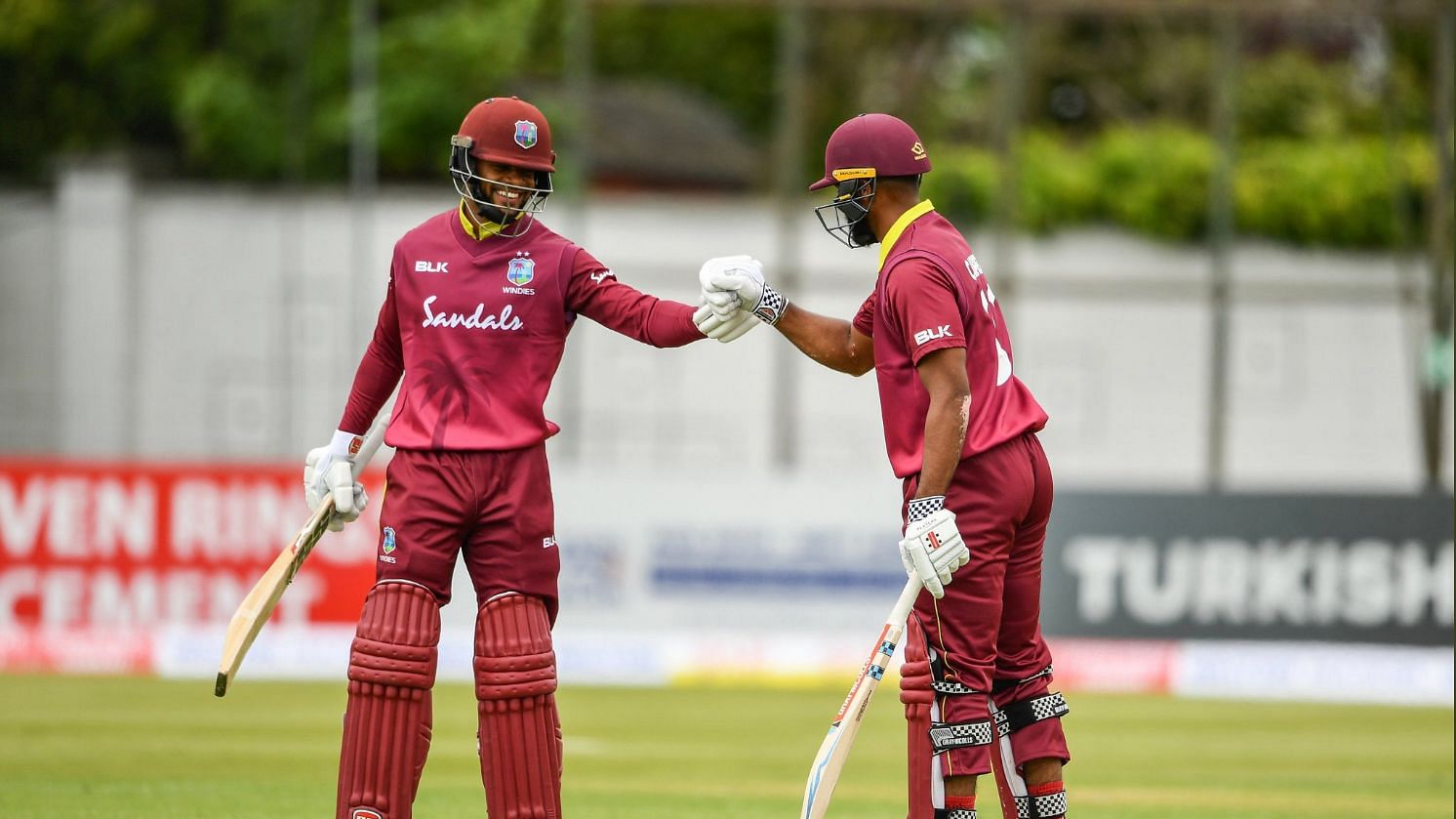 John Campbell and Shai Hope smashed a 365-run partnership for the opening wicket vs Ireland.