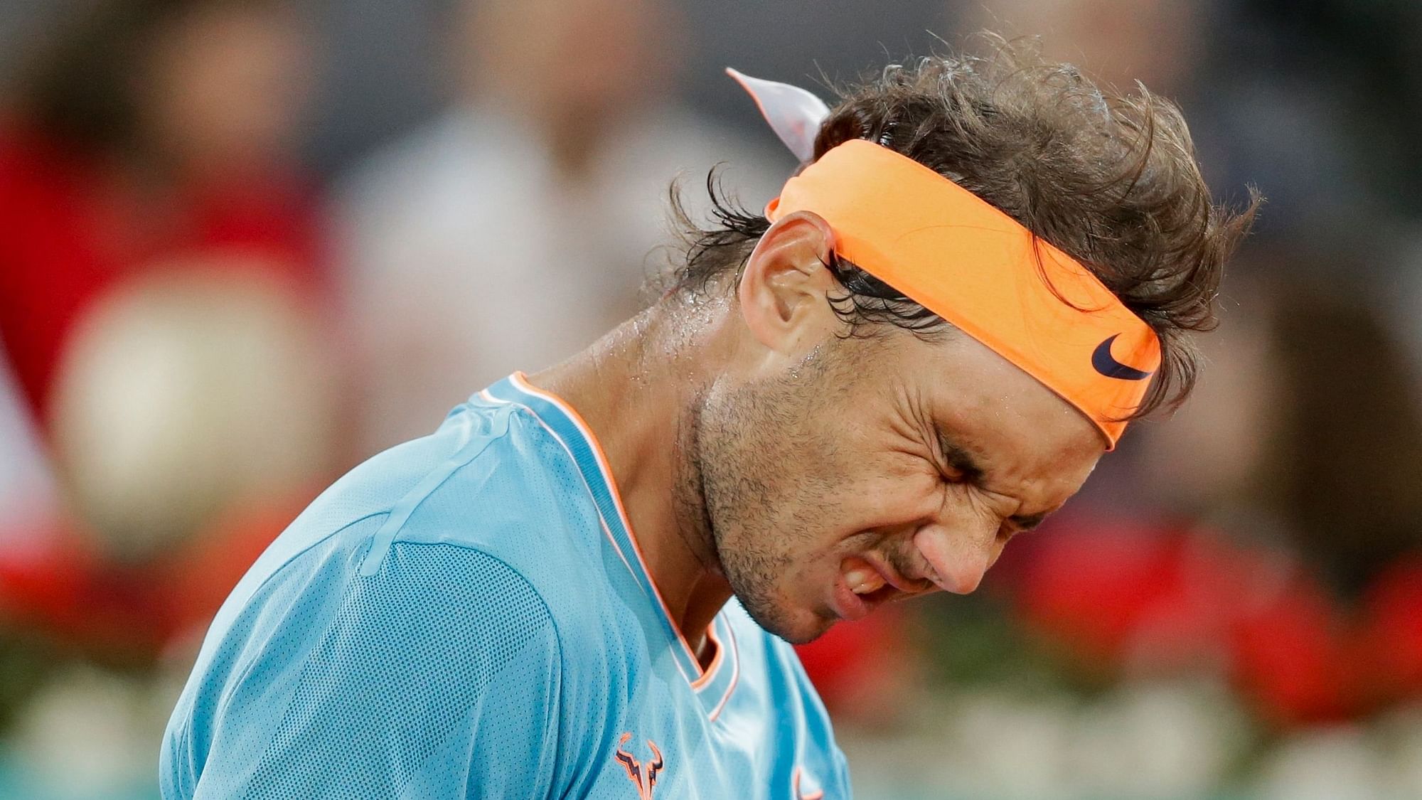 For the third straight time this season, Rafael Nadal won’t be fighting for a title on his favourite surface.