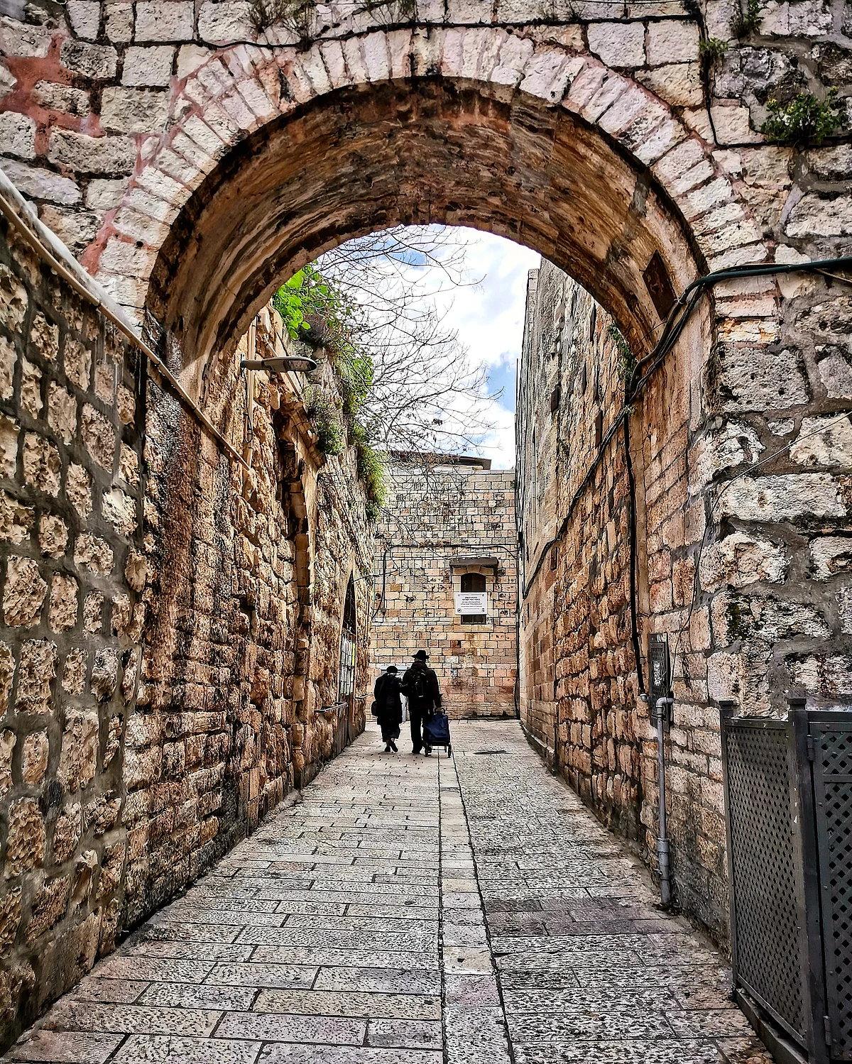 One of the many atmospheric alleys in Jerusalem’s Old City.