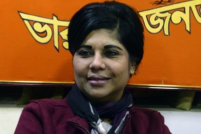 Kolkata: Former IPS officer Bharati Ghosh who recently joined BJP in West Bengal at BJP state head quarter in Kolkata on March 5, 2019. (Photo: IANS)