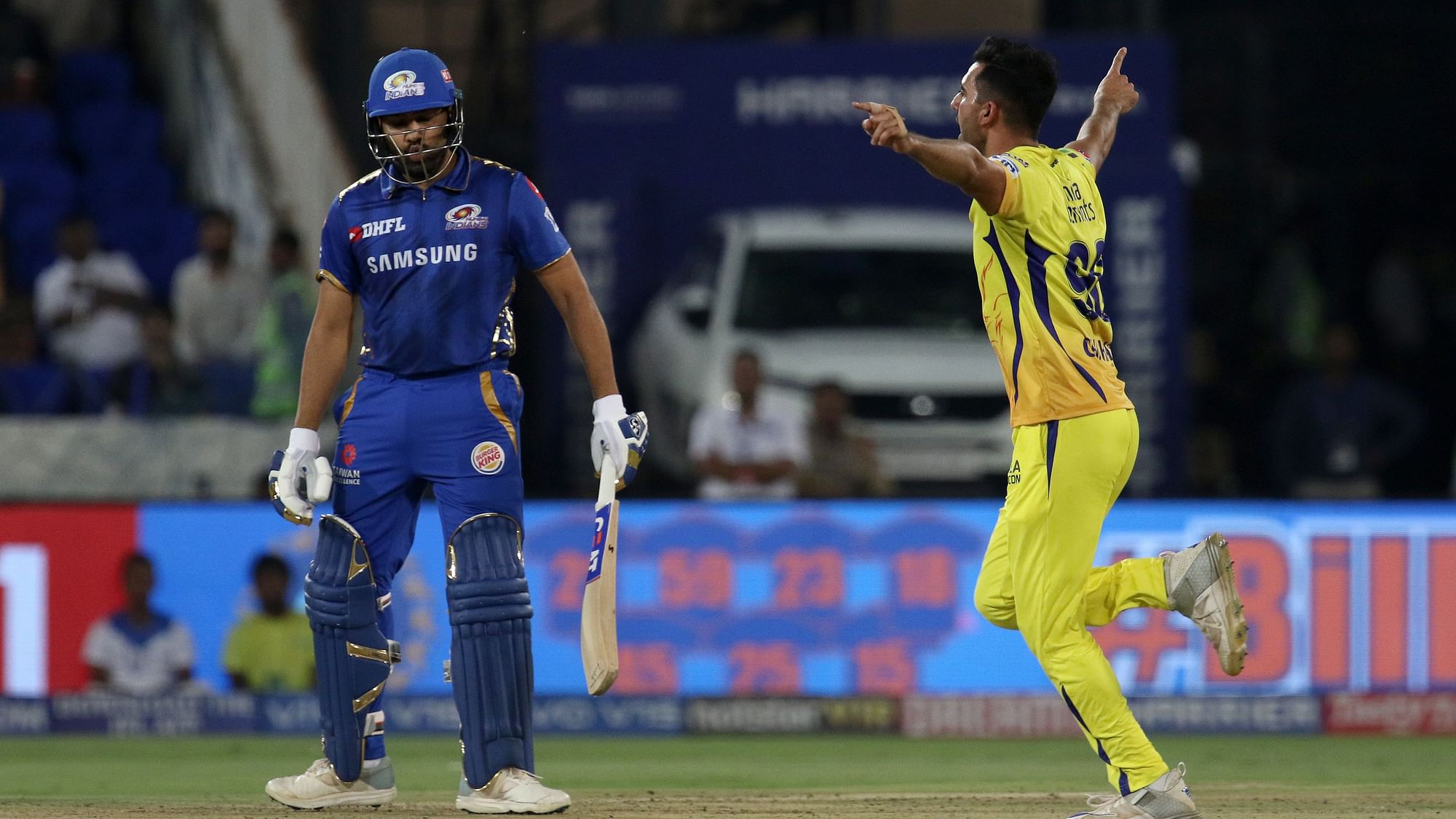 Deepak Chahar was the wrecker-in-chief for Chennai Super Kings as he picked up 3 for 26.