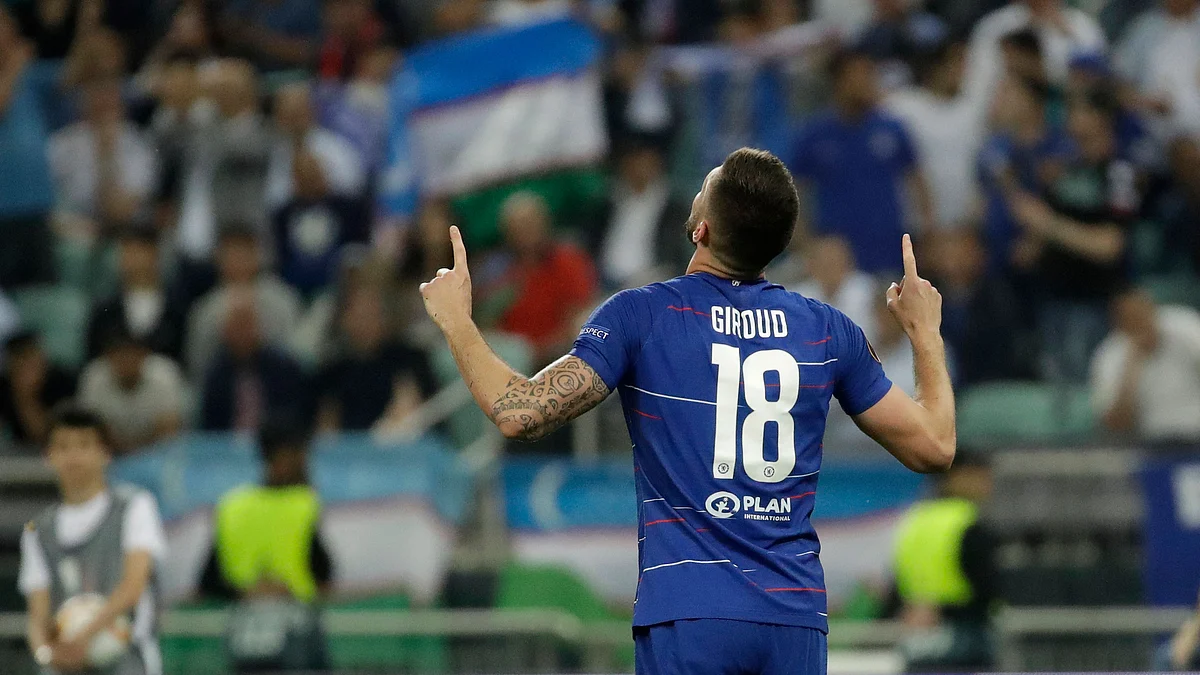 Giroud got his big final goal against his former club as Chelsea dominated Arsenal in the second half.