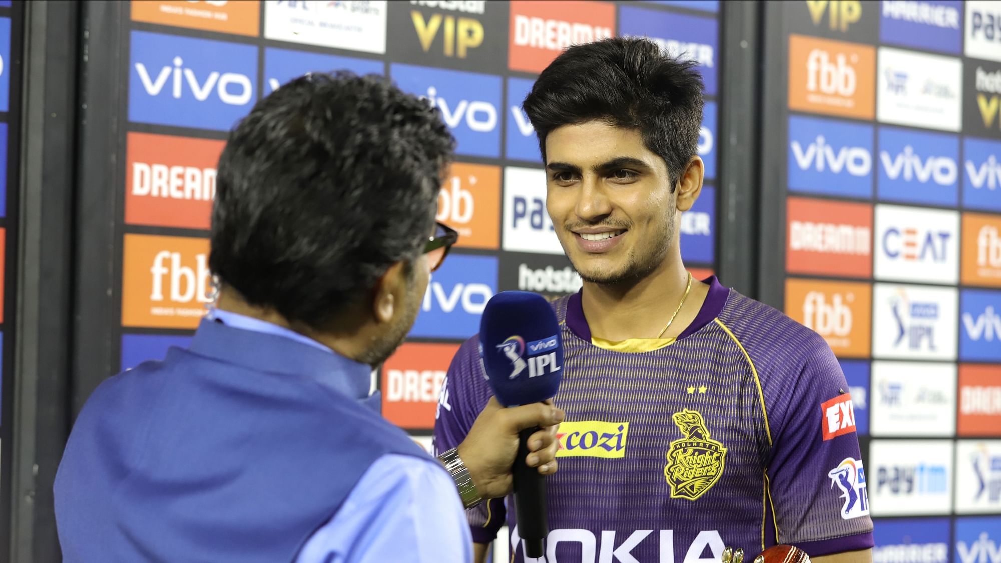 Young Shubman Gill won the Emerging Player of the Year award in the IPL.