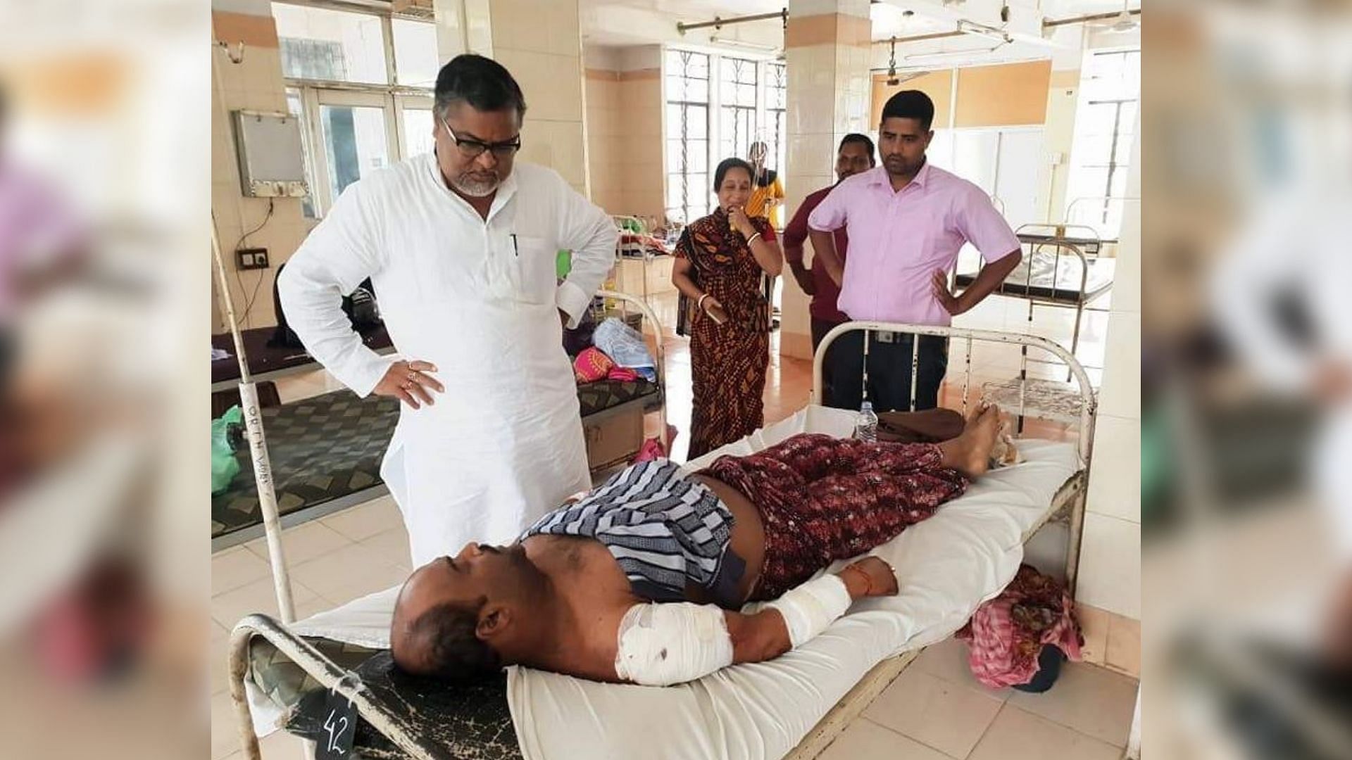 Block Congress President of Bishalgarh injured in the post-poll violence.