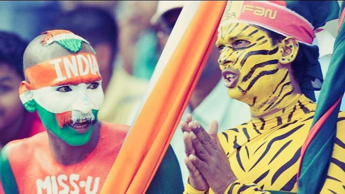 Bangladesh Superfan  Shoyab Ali is known for his famous tiger body paint he has been sporting since 2013. 