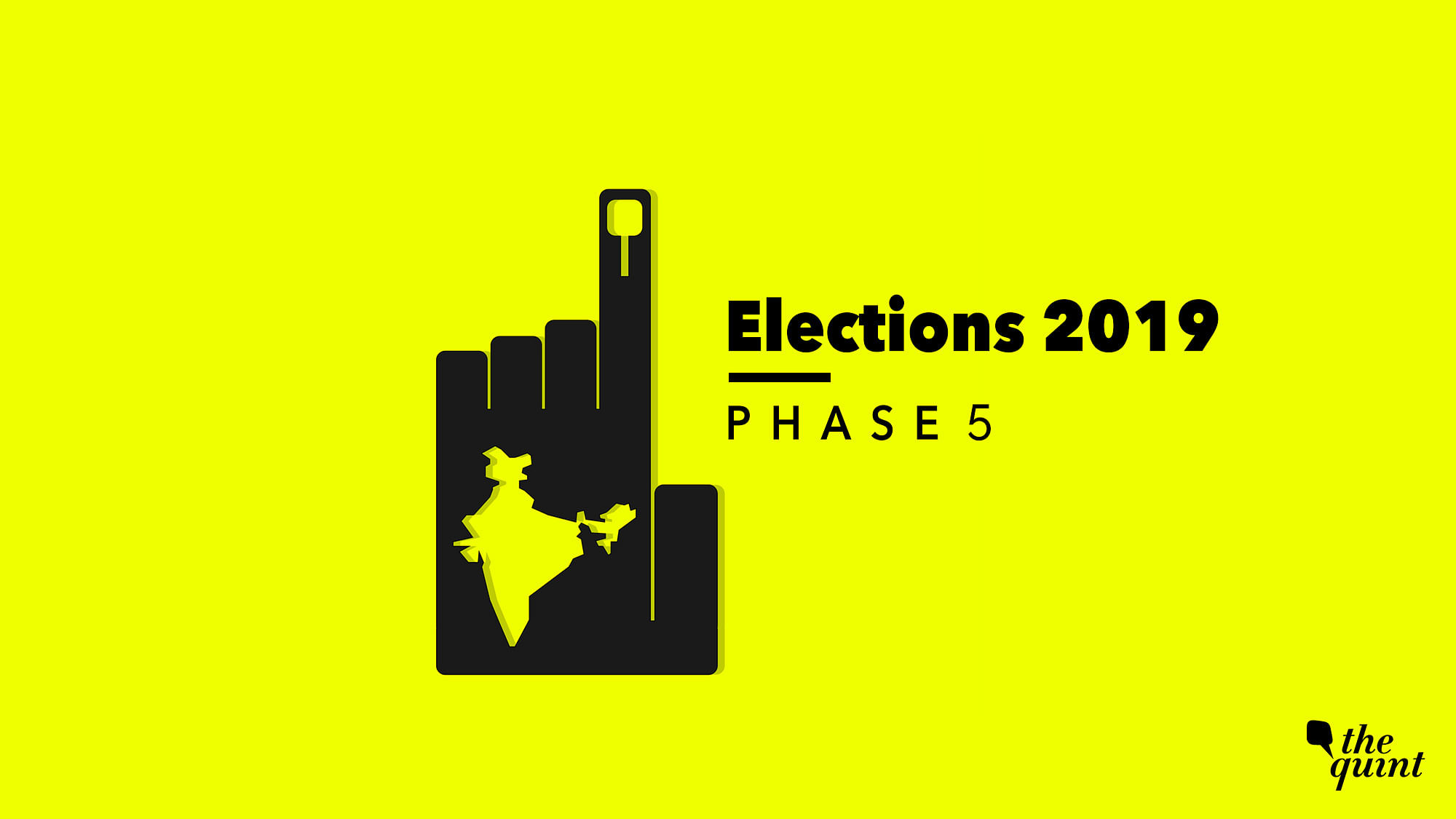 A total of 51 constituencies in 12 states and 1 union territory will vote in the fifth phase of the Lok Sabha polls on Monday, 6 May 2019.