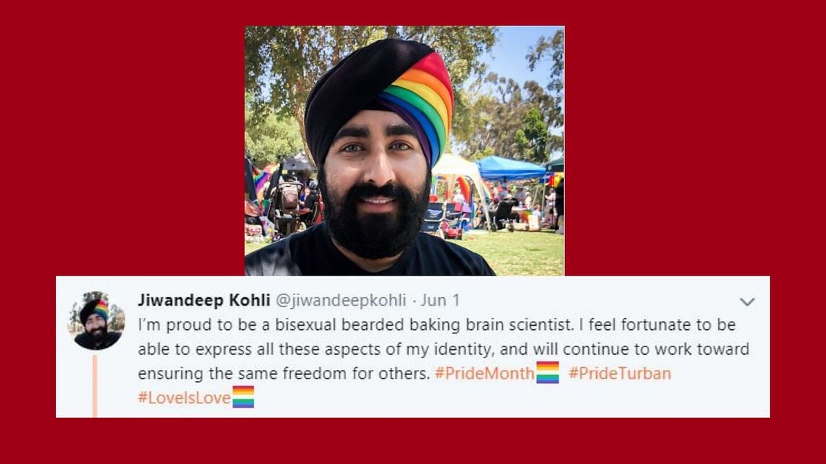 Sikh Man Wears Rainbow Turban, Kick-starts Pride Month