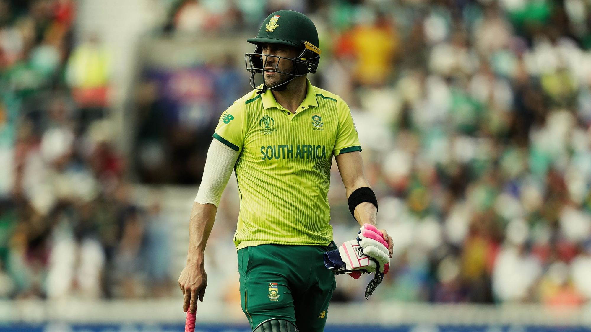Faf du Plessis says his team will have to come up with a new strategy.