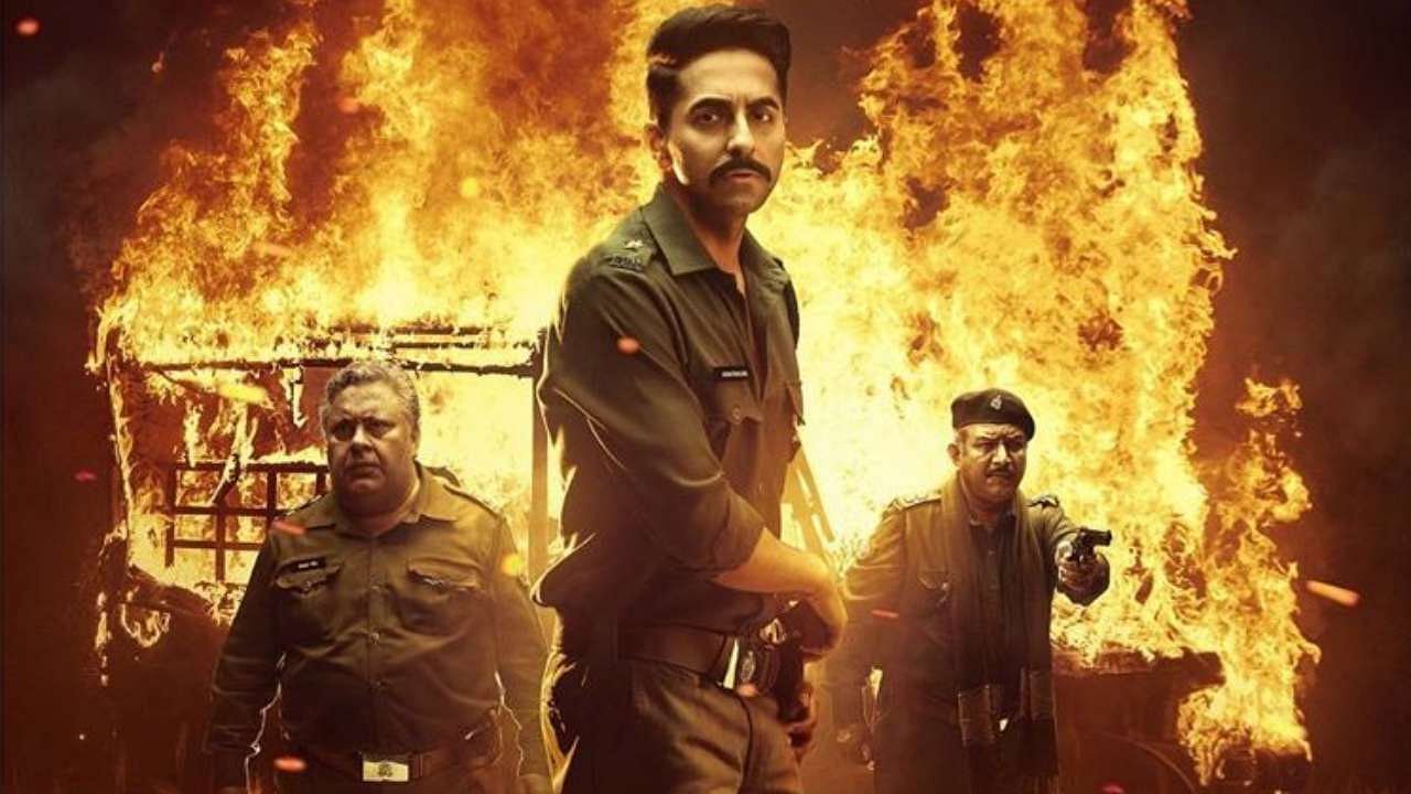 Ayushmann Khurrana in a poster for <i>Article 15</i>.