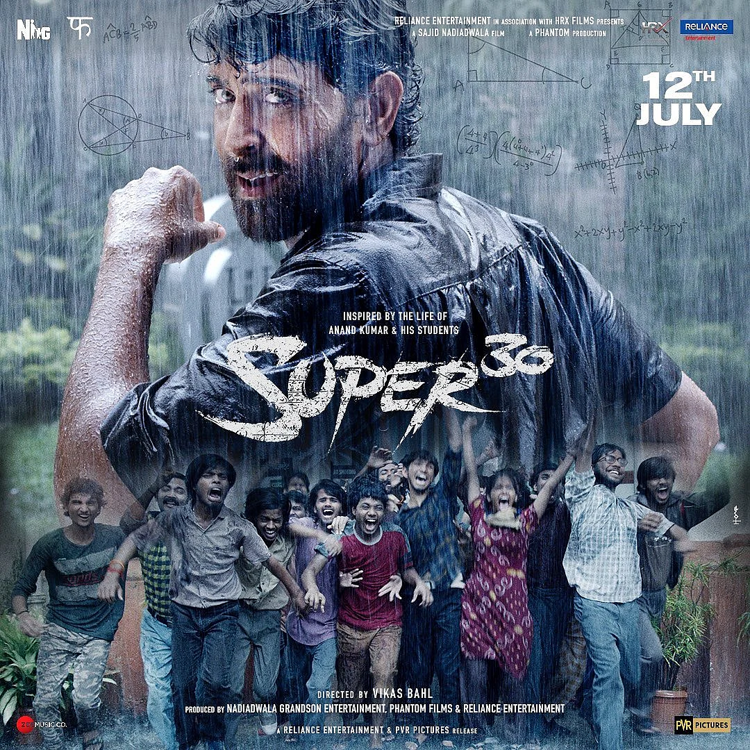 Hrithik Roshan in <i>Super 30</i> .