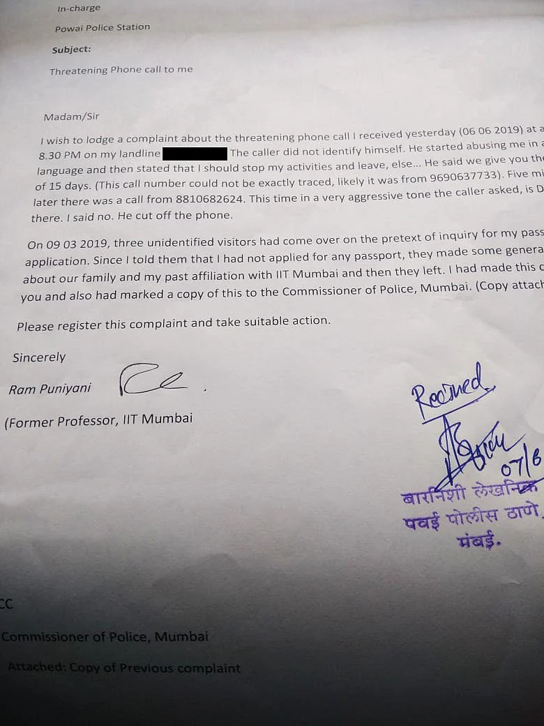 ‘Anti-Hindu Kaam Bandh Karo’: Prof Ram Puniyani Gets Threat Calls