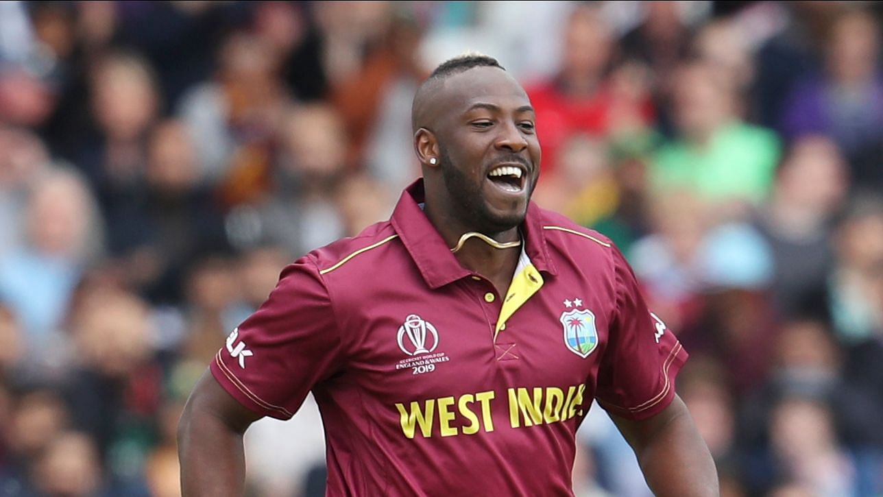 Andre Russell picked 2 wickets for 4 runs in West Indies’ World Cup opener against Pakistan on Friday.