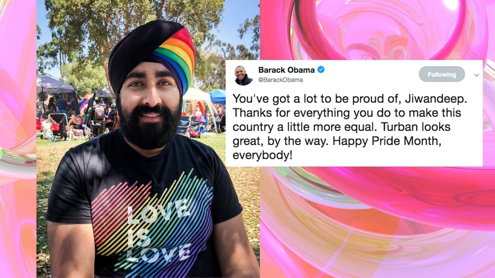 As Pride Month kicked off on 1 June, Kohli took to Twitter to share a picture donning a ‘rainbow turban’.