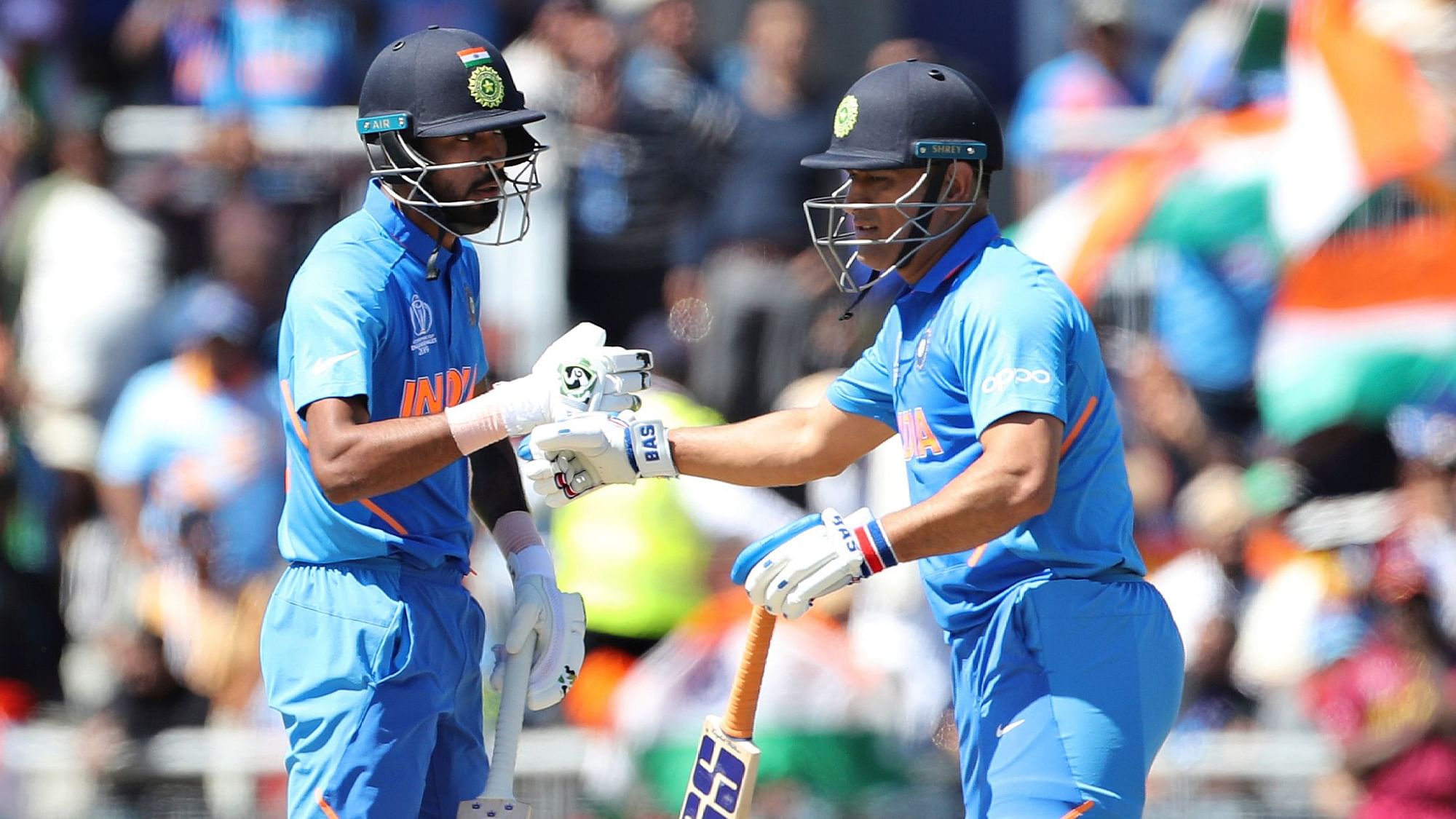 Dhoni scored 16 runs off Oshane Thomas with two sixes and a boundary as he put up a 70-run stand with Hardik Pandya.