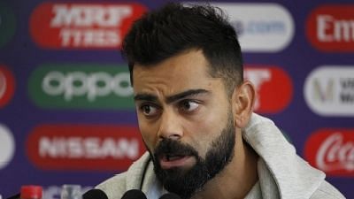 Manchester: Indian skipper Virat Kohli at a press conference ahead of the World Cup 2019 match against Pakistan&nbsp;
