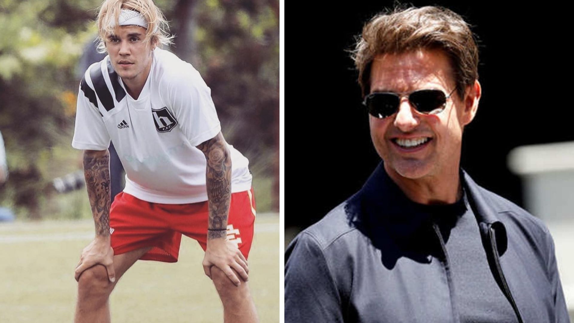 Justin Bieber and Tom Cruise.&nbsp;