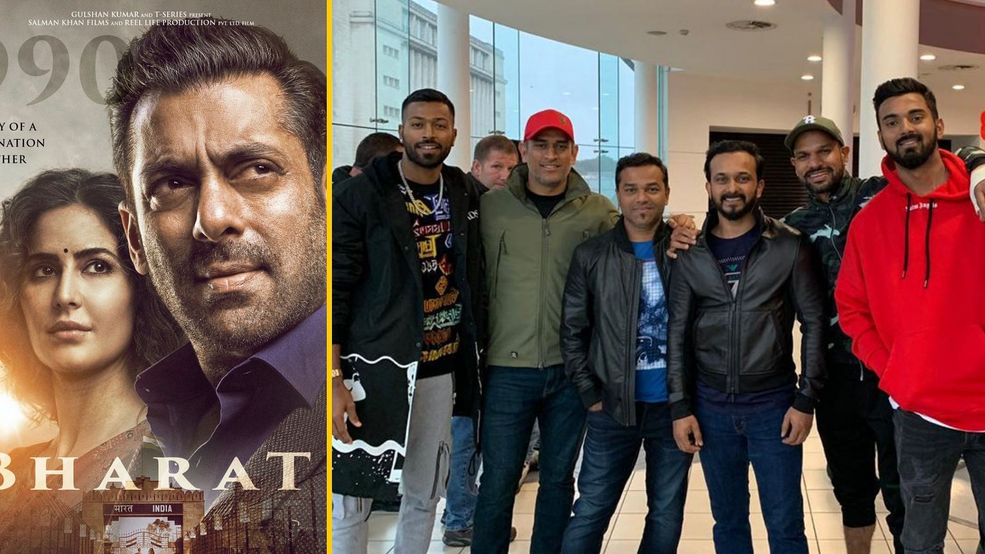 Members of the Indian cricket team took a break from the 2019 Cricket World Cup to watch <i>Bharat</i>.