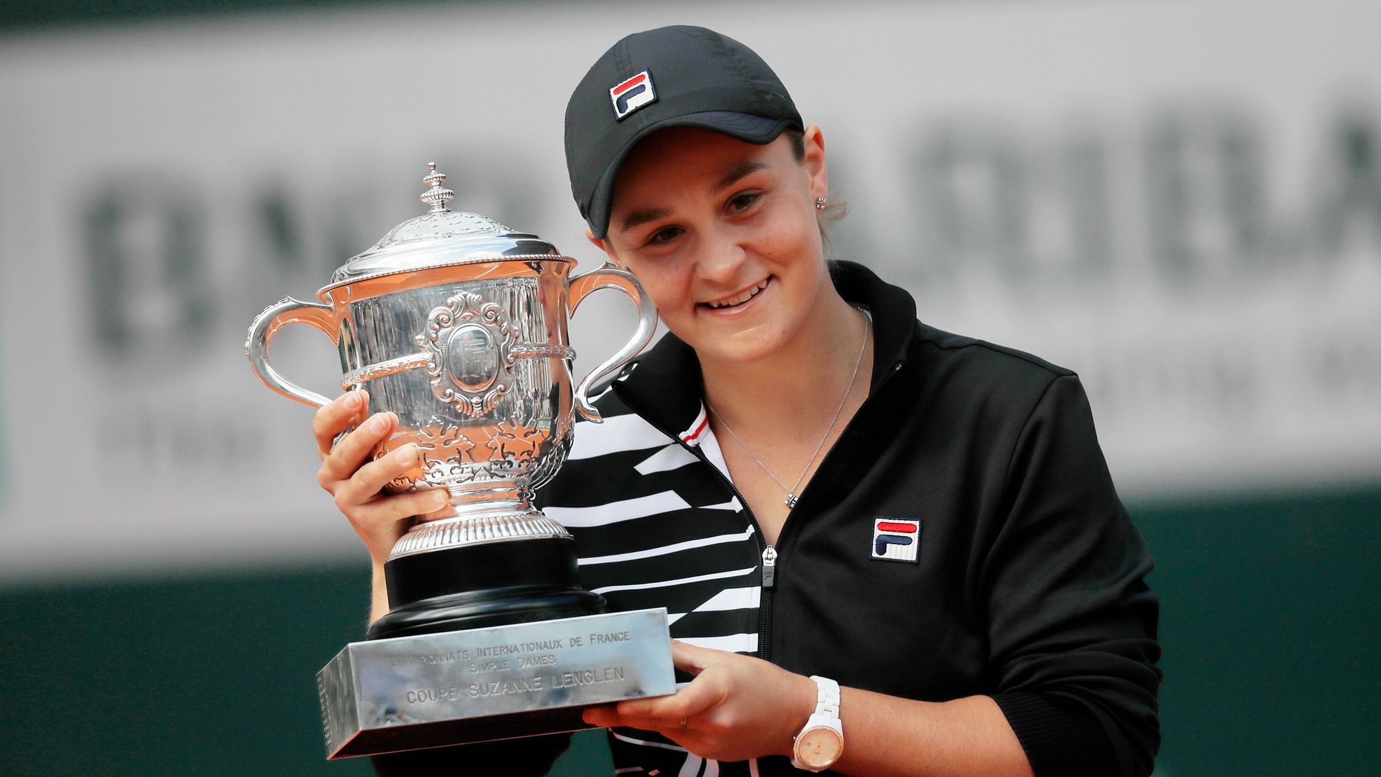 <div class="paragraphs"><p>Ash Barty after winning the Roland Garros title in 2019</p></div>