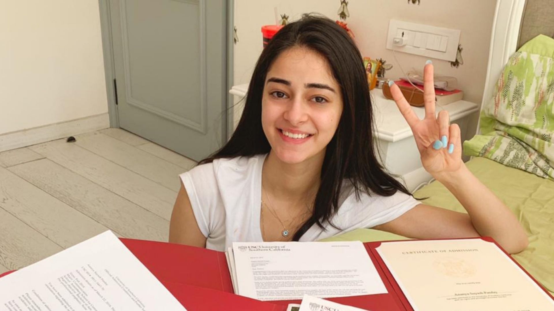 Ananya Panday has denied rumours that she faked her admission to USC.