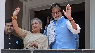 Amitabh Bachchan and Jaya Bachchan.