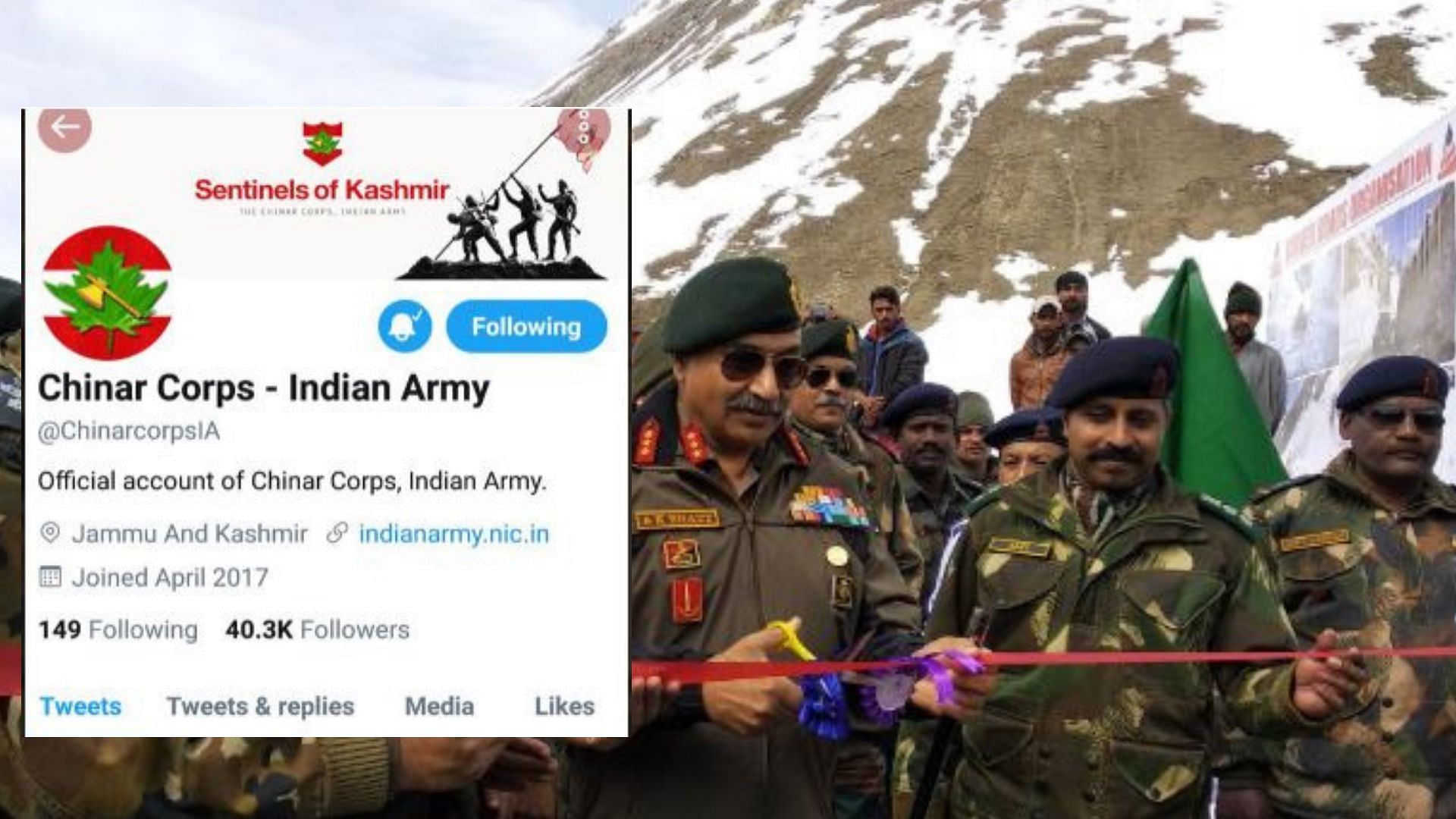 Twitter had temporarily suspended the official account of Indian Army’s 15 Corps, also known as Chinar Corps on Friday, 7 June. 