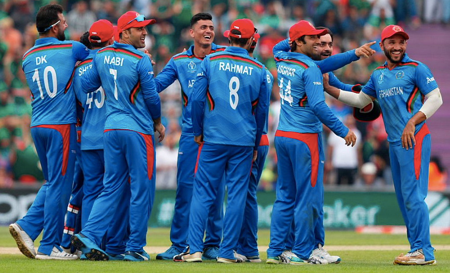 Mujeeb ur Rahman returned with figures of three for 39 in 10 overs for Afghanistan.