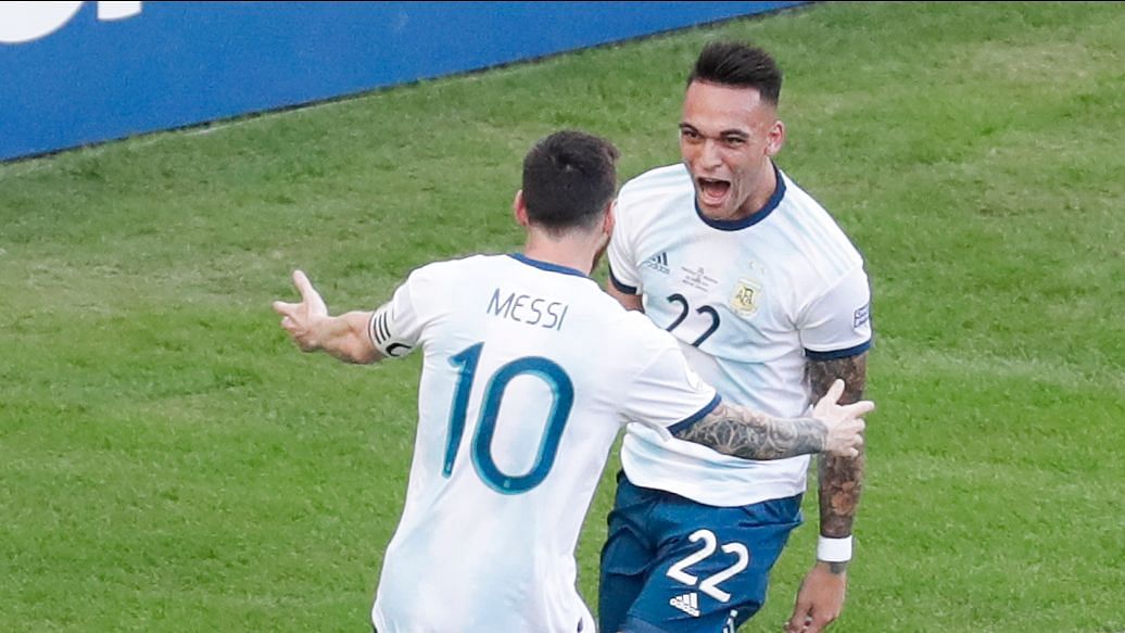 Striker Lautaro Martínez, who was chosen man of the match, scored from a back heel kick after 10 minutes.