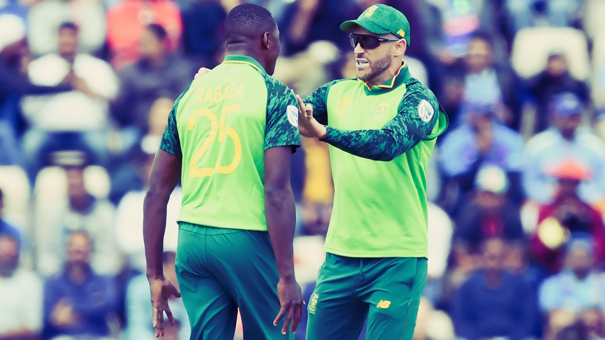 Kasigo Rabada was Faf du PLessis’s prime weapon ahead of the start of the World Cup.&nbsp;
