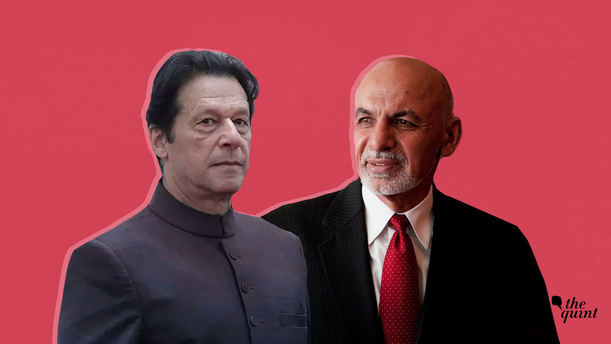 Image of Pakistan PM Imran Khan (L) and Afghanistan President Ashraf Ghani (R) used for representational purposes.
