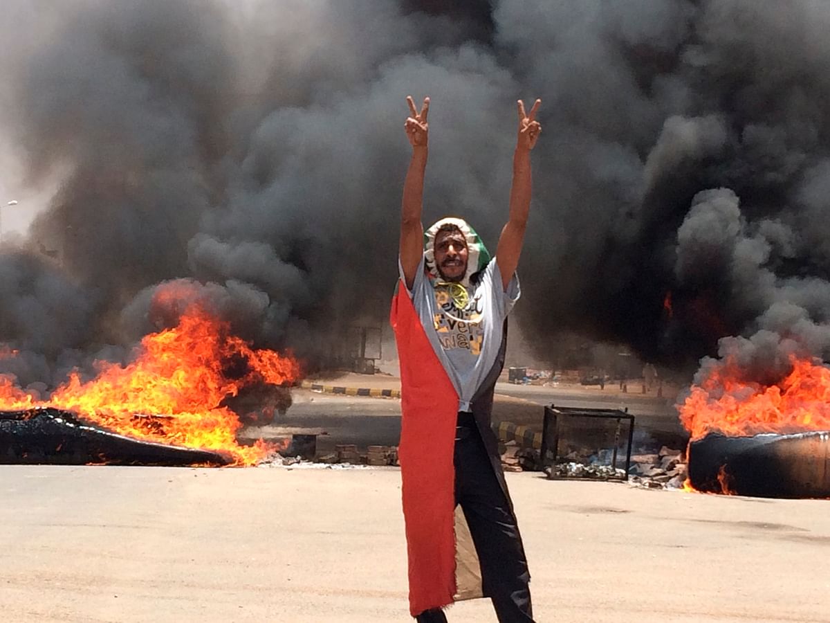 Sudanese security forces violently removed a protest camp in the capital, Khartoum, on 3 June.