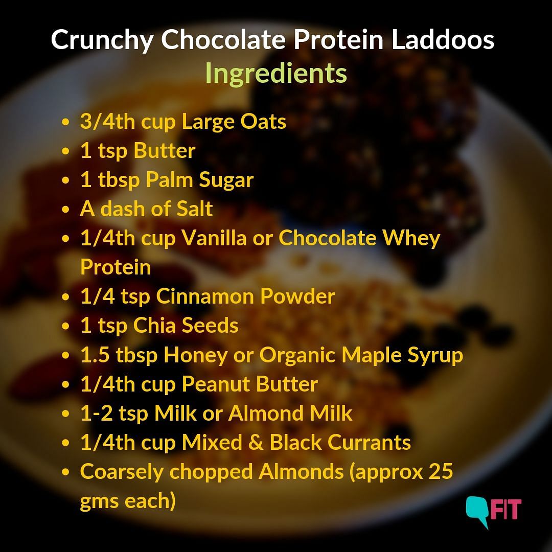 Are you craving something sweet yet healthy? Try these 5 quick and easy DIY protein, energy bars and laddoos.