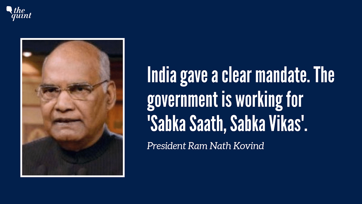 “India gave a clear mandate. The government is working for ‘Sabka Saath, Sabka Vikas’,” he said.