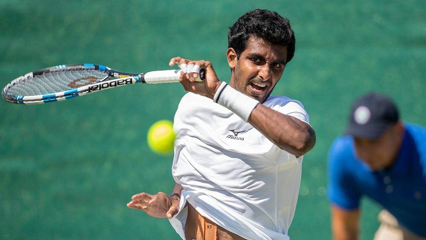 India’s top singles player Prajnesh Gunnesaran drew world number 17 Milos Raonic of Canada as his first round opponent at the Wimbledon Championships.