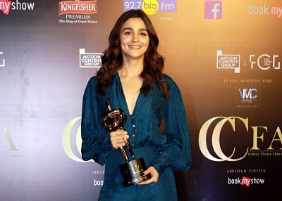 Mumbai: Actress Alia Bhatt on the red carpet of Critics
