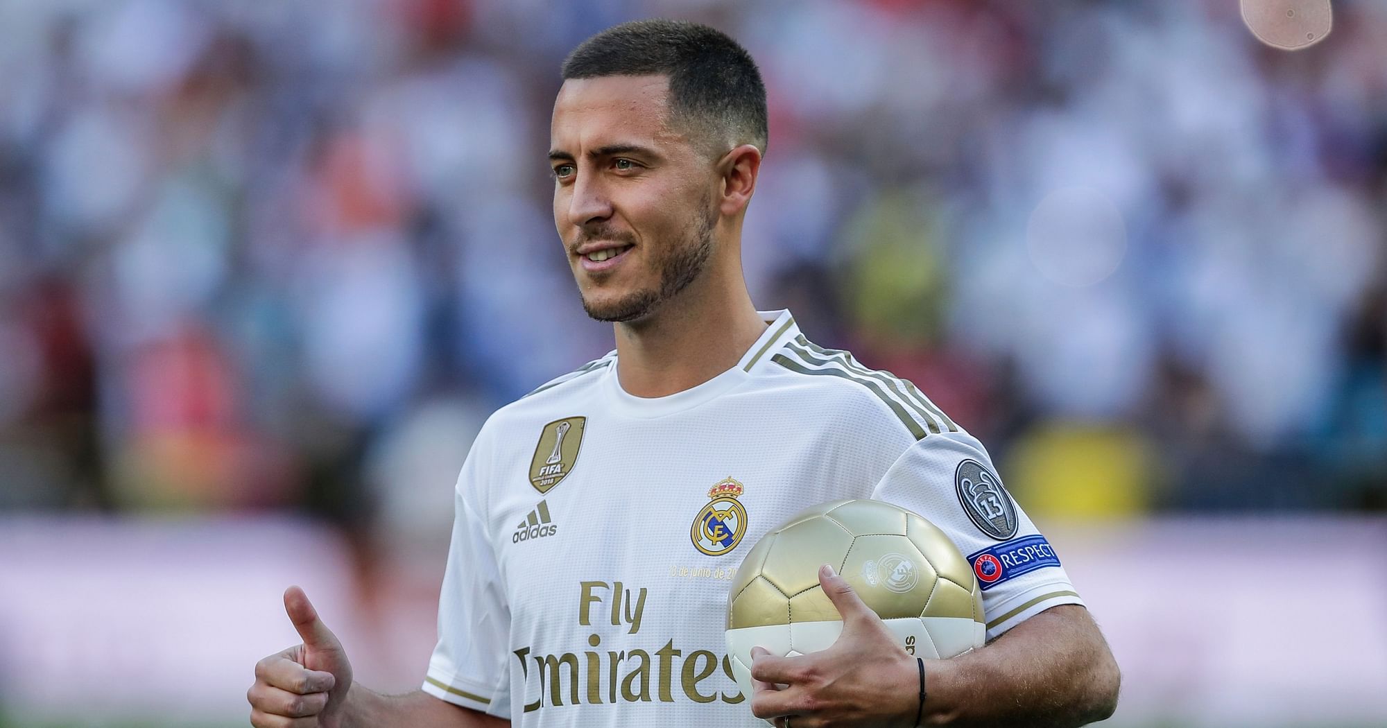 Eden Hazard Fulfills “Dream” of Wearing Madrid’s All White