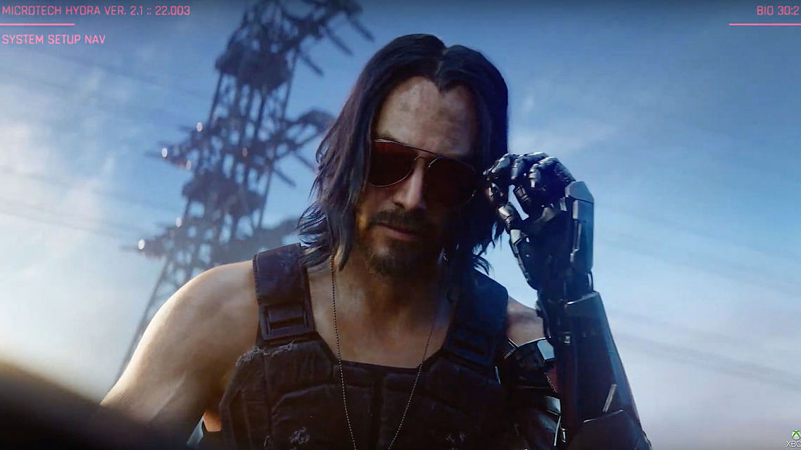 Keanu Reeves is in Cyberpunk 2077.