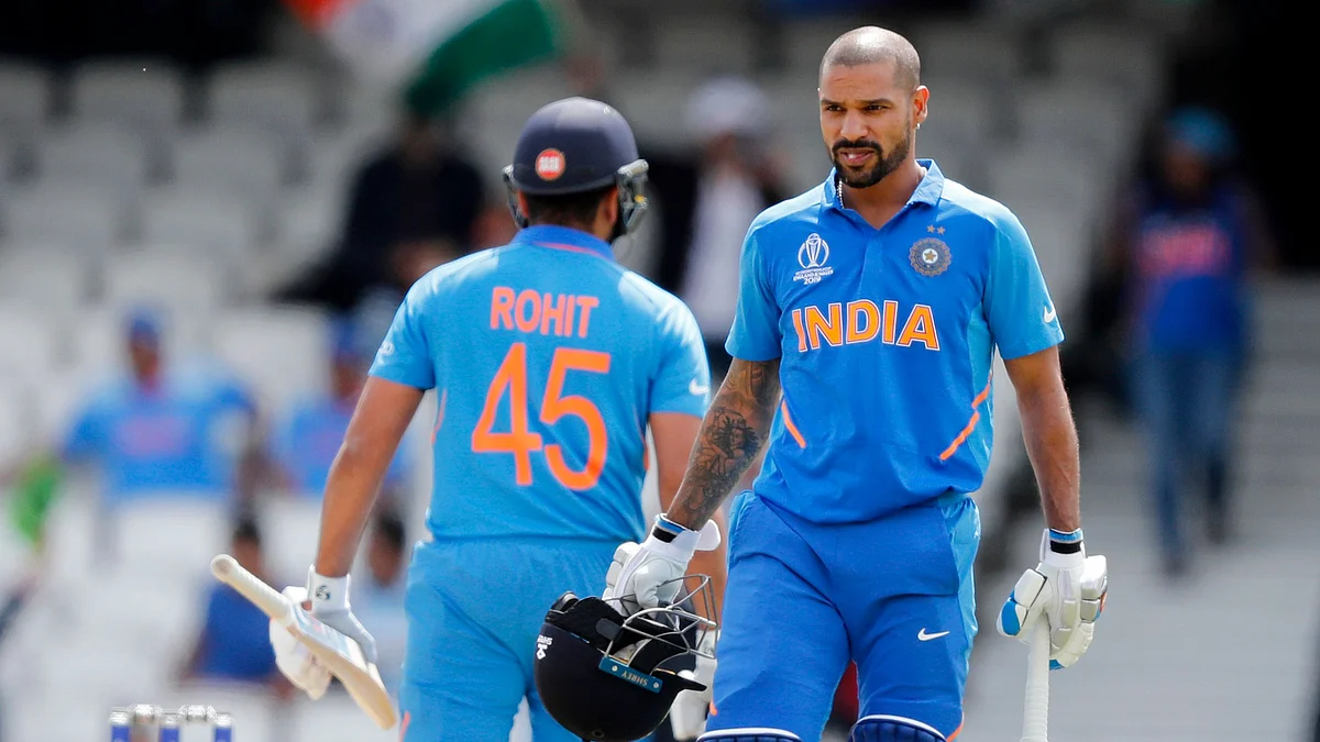 Sharma and Dhawan’s 16th century stand in ODIs tied for second in history with Adam Gilchrist and Matthew Hayden.