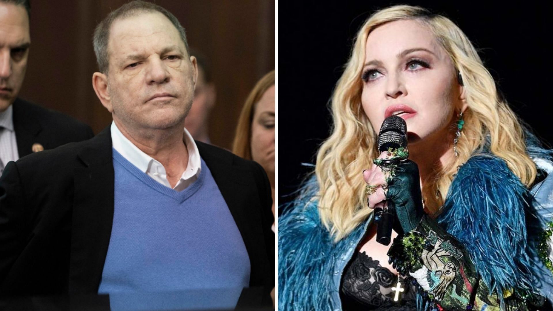 Madonna spoke out against Harvey Weinstein in an interview.