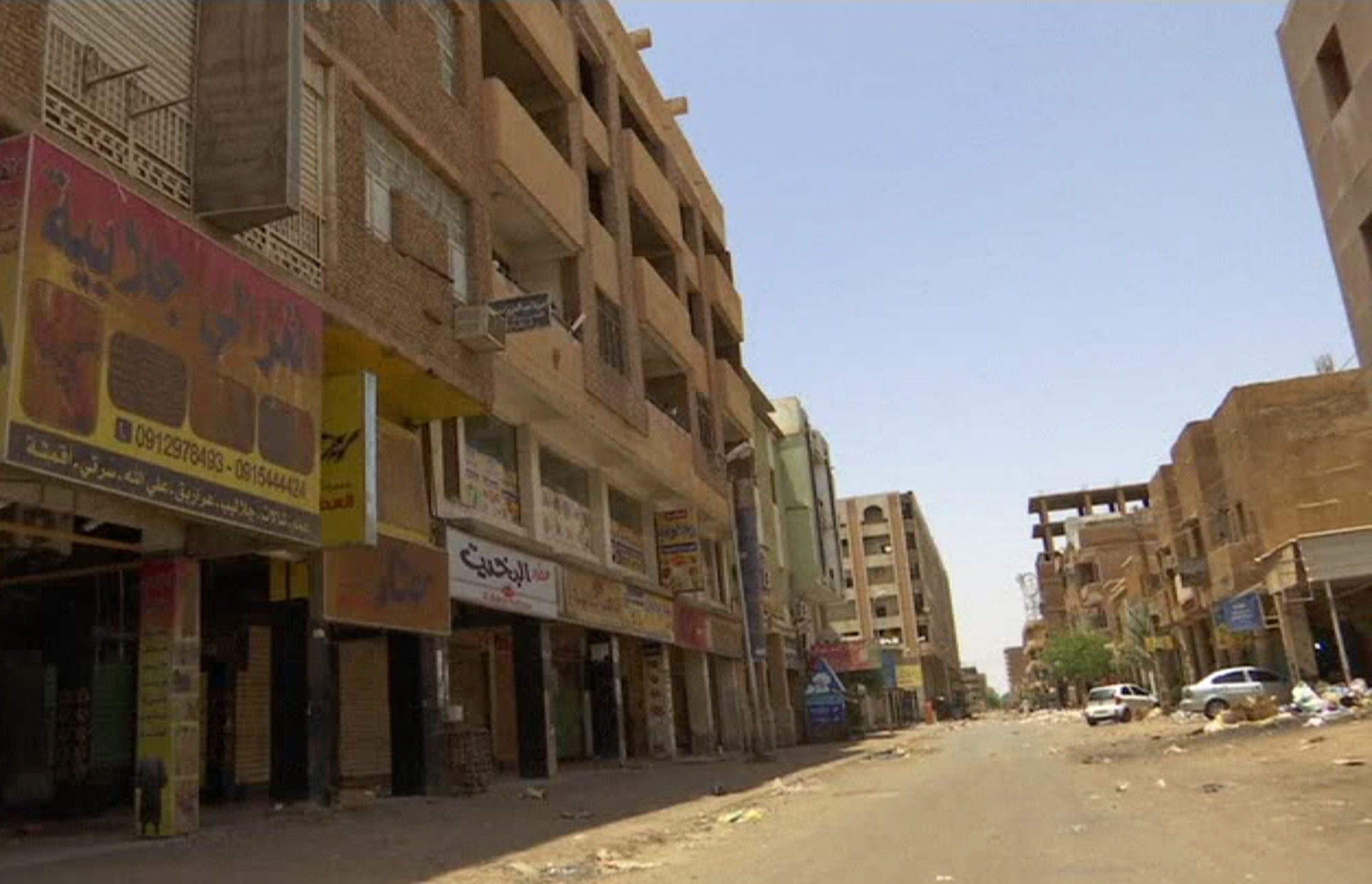 Shops were closed and streets were empty across Sudan on Sunday, 9 June, the first day of a general strike called for the start of the workweek by protest leaders demanding the resignation of the ruling military council.