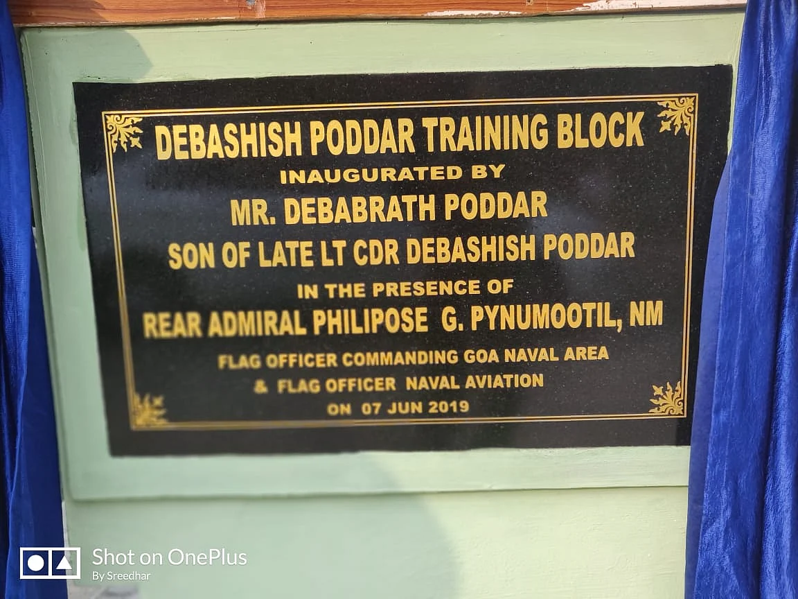 In memory of Late Lt Cdr Debashish Poddar