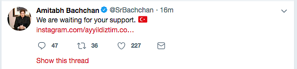 Amitabh Bachchan’s Twitter Account Hacked by Pro-Pakistan Hackers